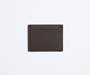 Front product view of the Card Case in Espresso Brown