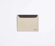 Front product view of the Card Case in Cream White