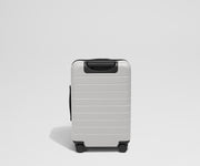 Back product view of The Front Pocket Carry-On suitcase in Cloud Gray
