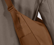 Detailed view of the featherlight material