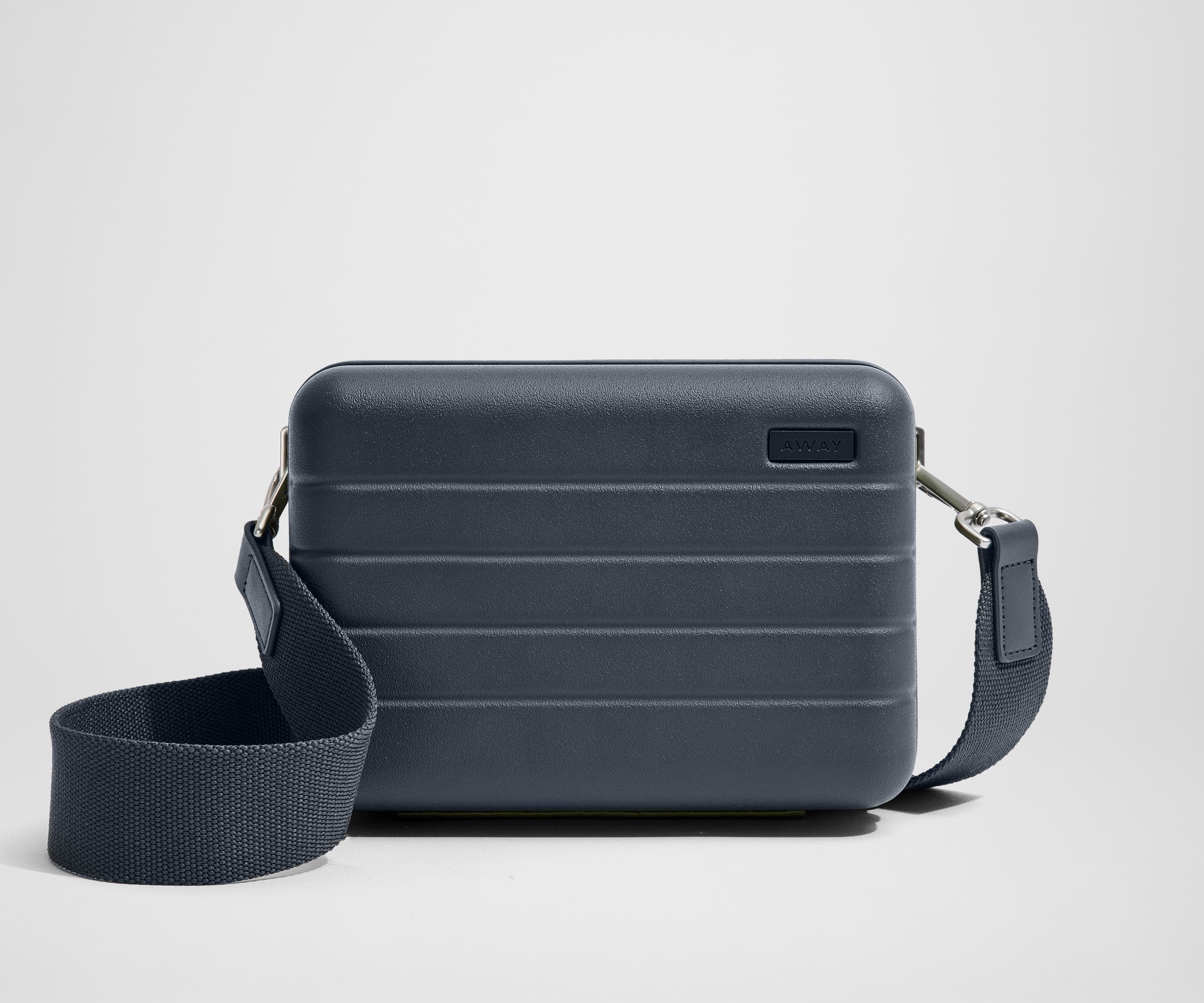 Front view of The Mini Crossbody with removable shoulder strap