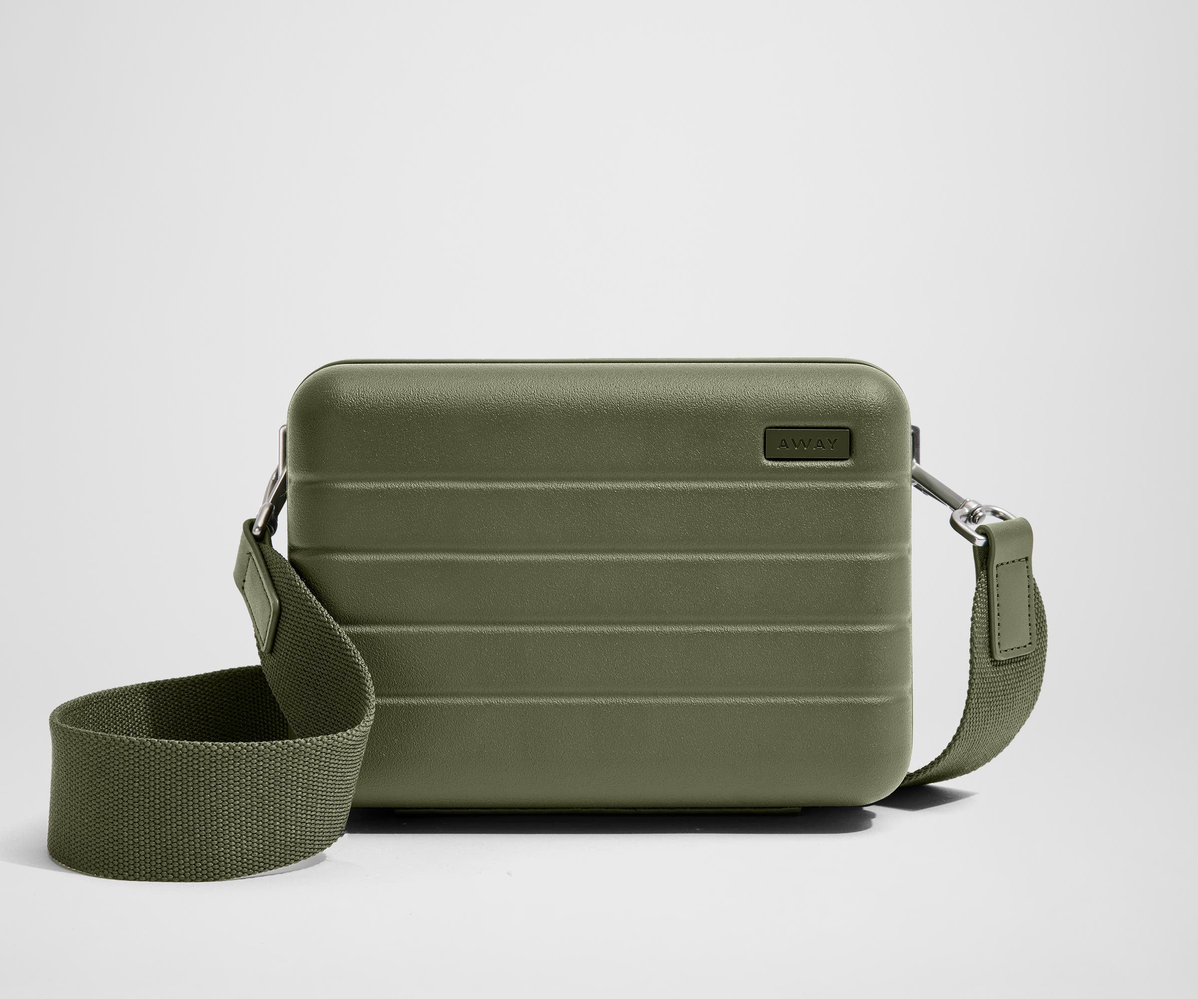 Front view of The Mini Crossbody with removable shoulder strap