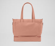 Back view of the Double Diaper Tote showing the trolley sleeve