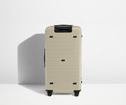 Back product view of The Trunk suitcase in Salt White (Gloss)