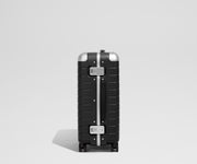 The Aluminum Edge Bigger Carry-On in Jet Black