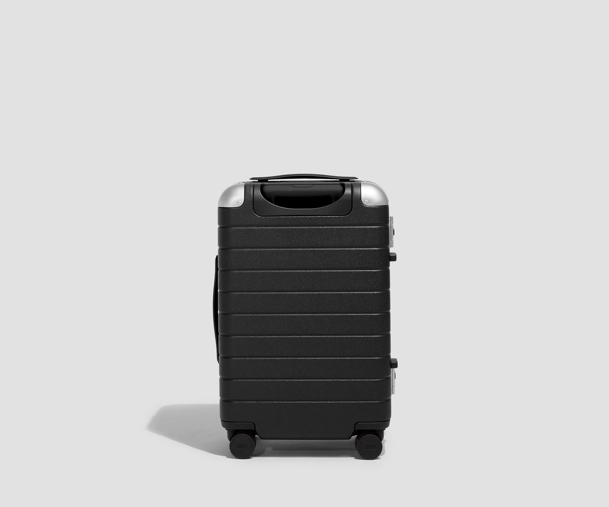The Aluminum Edge Carry-On in Jet Black