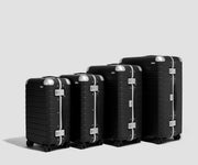 The Aluminum Edge Bigger Carry-On in Jet Black