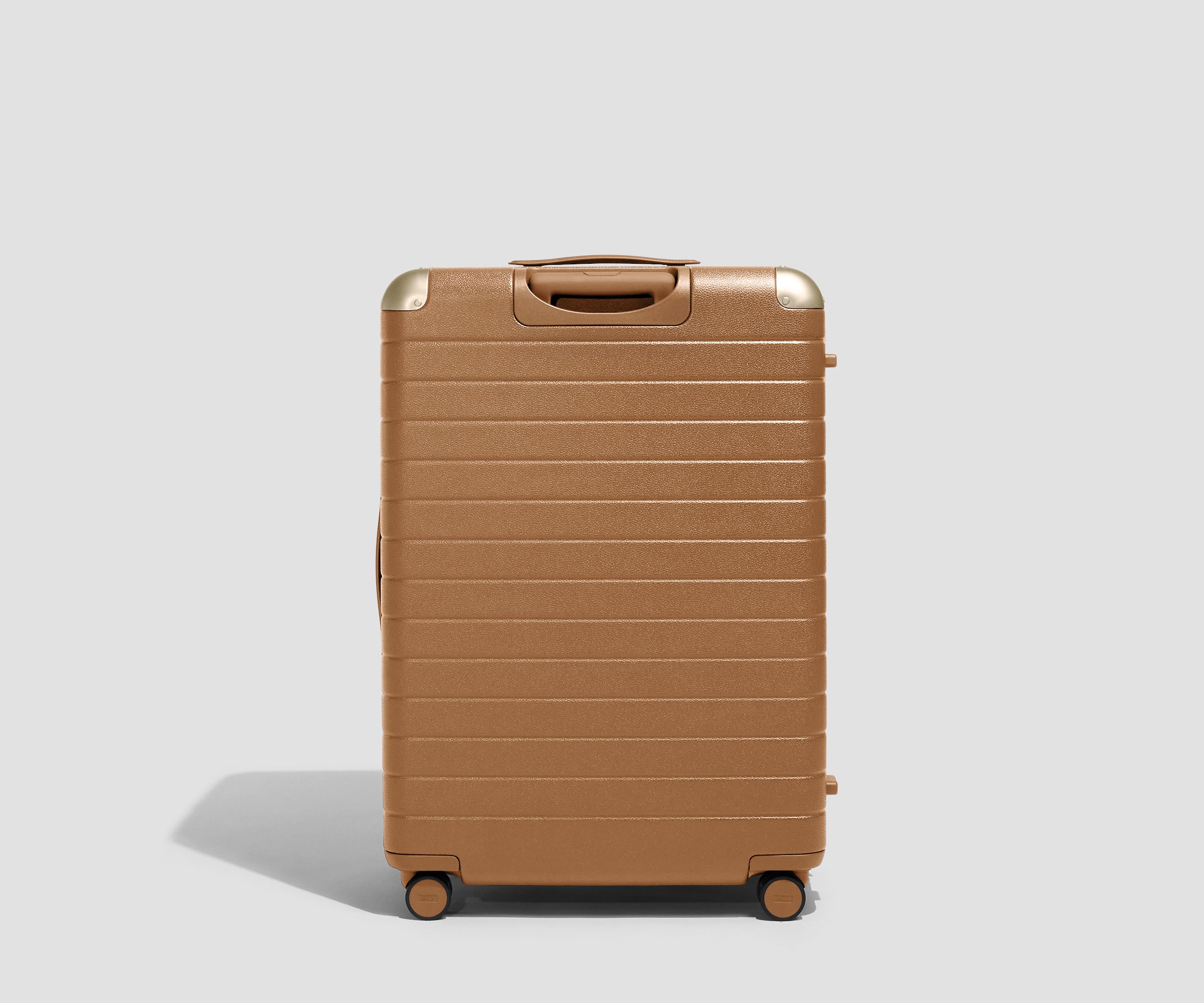 The Aluminum Edge Large in Cognac Brown