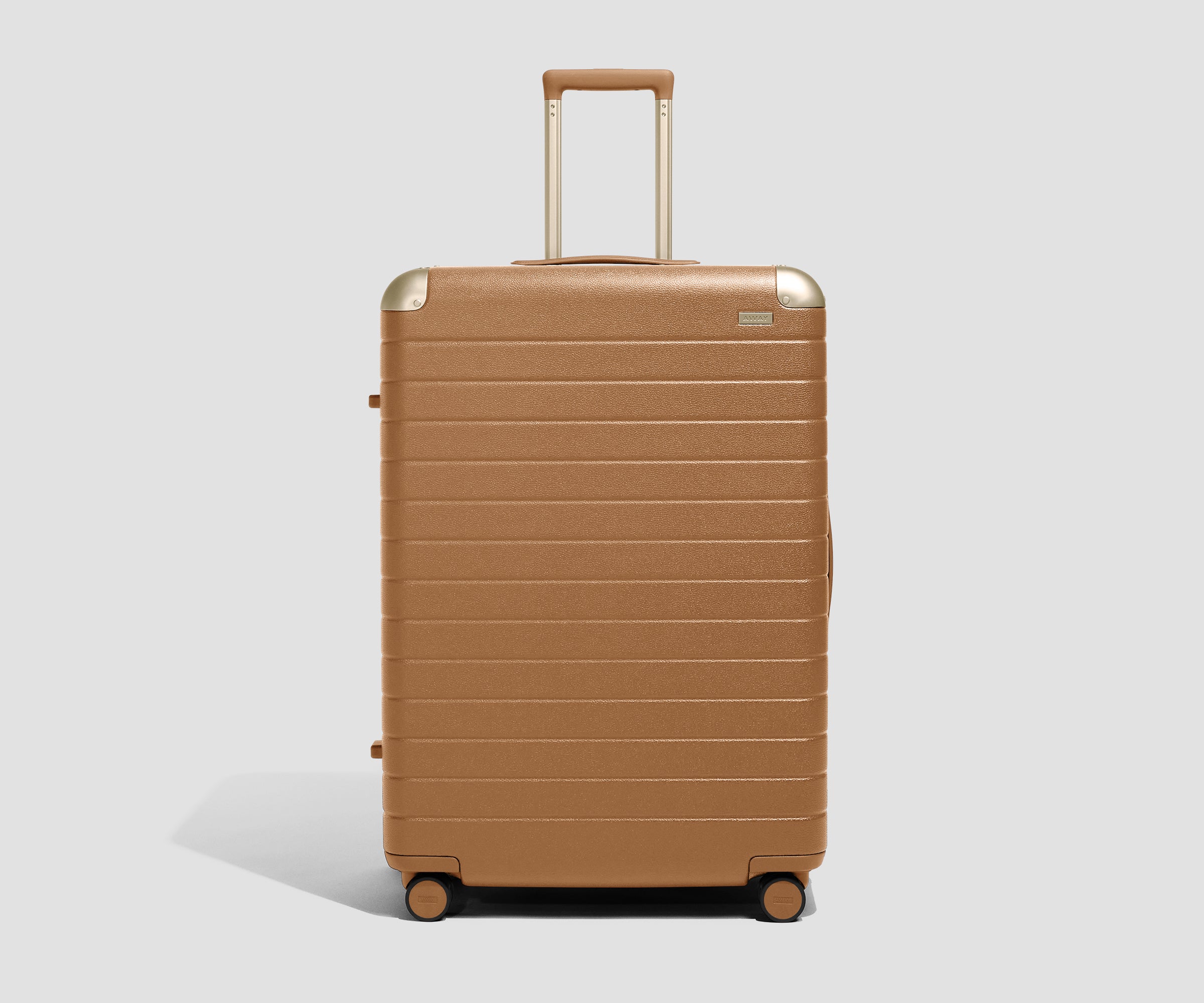 The Aluminum Edge Large in Cognac Brown