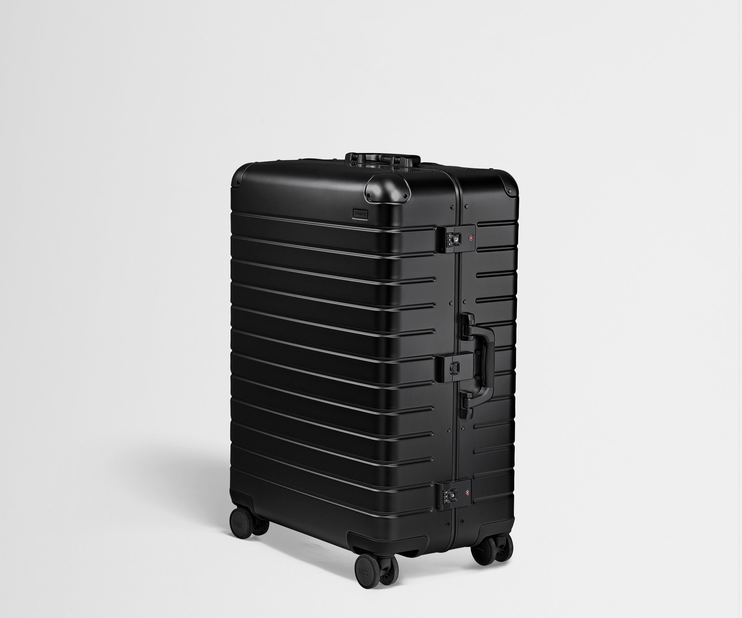 Angled product view of The Large: Aluminum Edition in Onyx Black