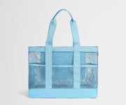 Beach Tote in Seaside Blue