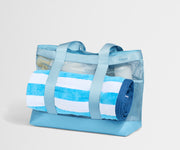 Beach Tote in Seaside Blue
