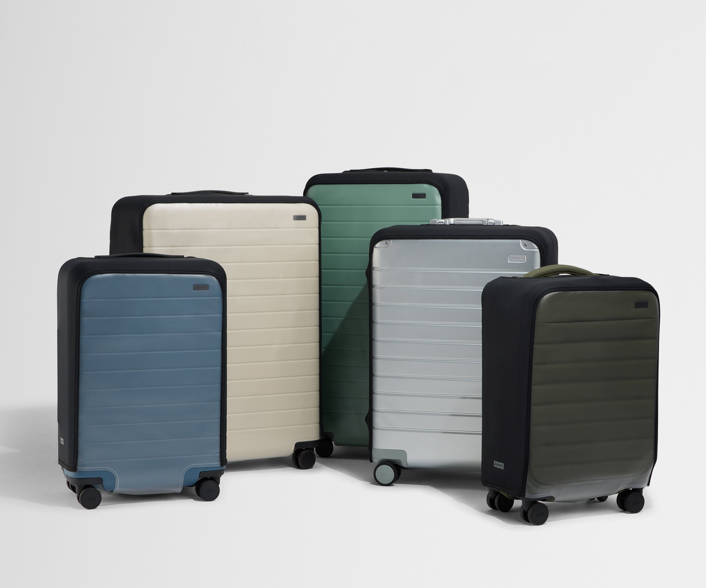 The Medium Clear Luggage Cover