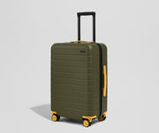 Custom Checked Wheel Set in Marigold Yellow