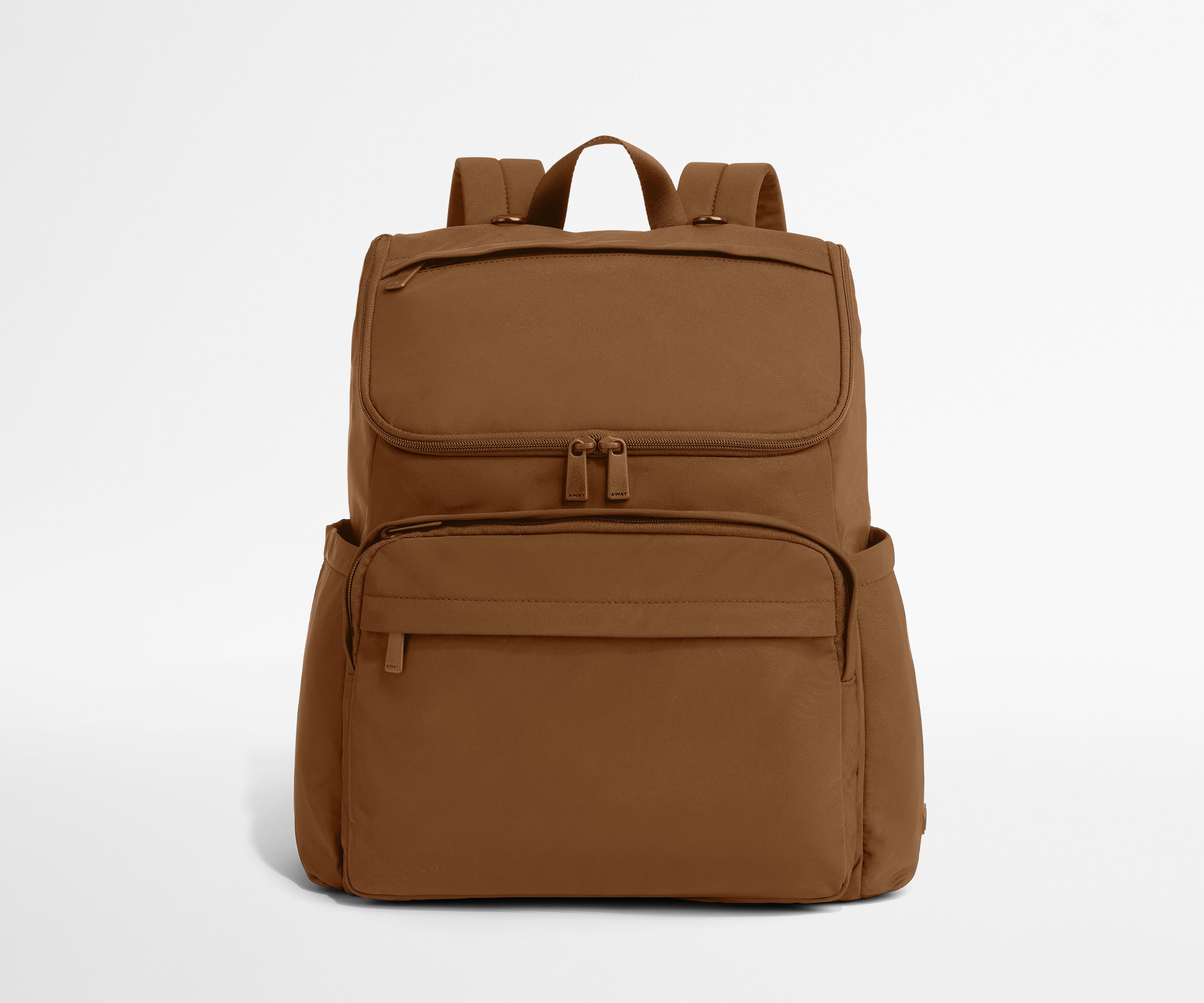 Featherlight Diaper Backpack in Amaro Brown
