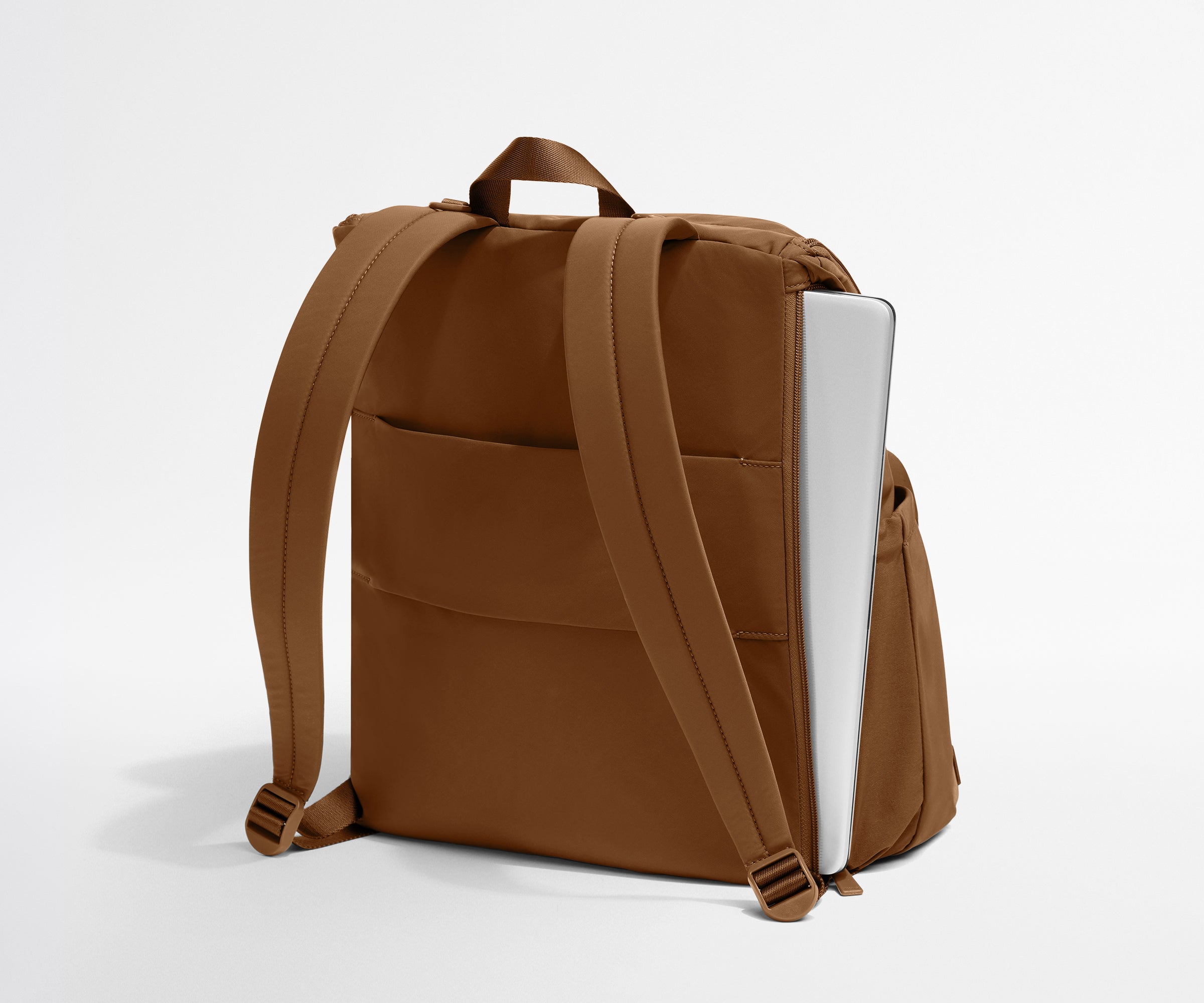 Featherlight Diaper Backpack in Amaro Brown