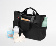 Featherlight Diaper Tote in Jet Black