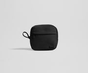 Black tech case on a light gray background