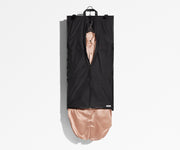 Carry-On sized Centerfold Garment Sleeve packed with a dress