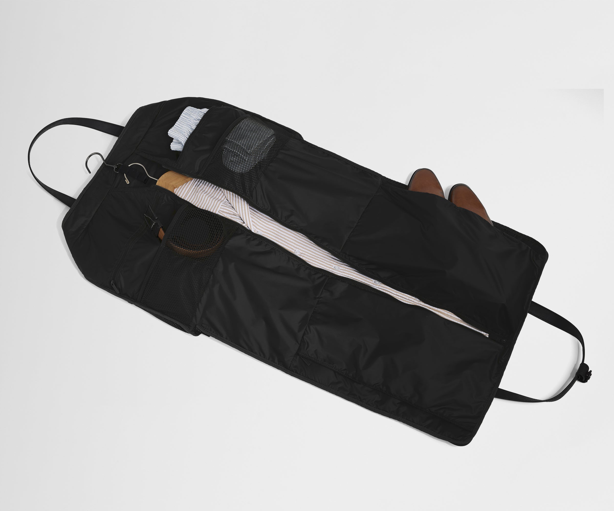 Garment Duffle in Jet Black