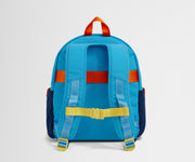 Back product view of the Kids Backpack in Splash Blue