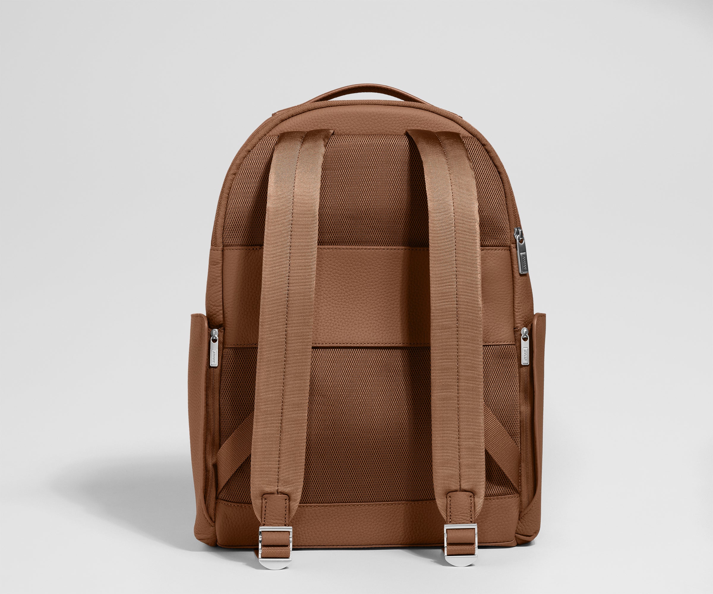 Leather Backpack in Saddle Brown