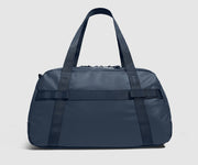 Front view of the Navy Active Duffle 40L with handles raised