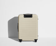 Back product view of The Medium Flex suitcase in Salt White (Gloss)