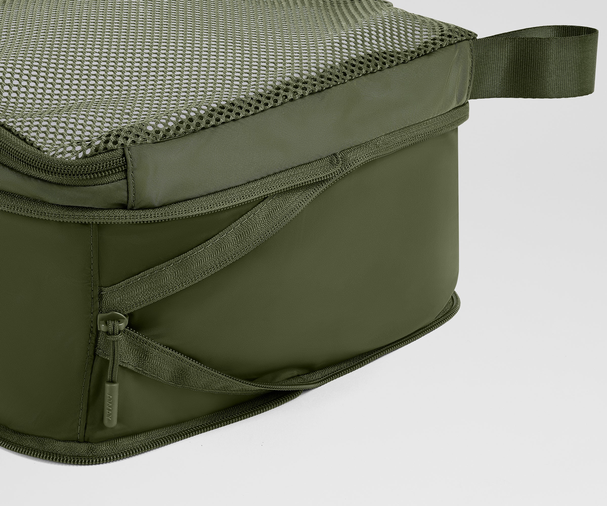 Compression Packing Cubes in Olive Green