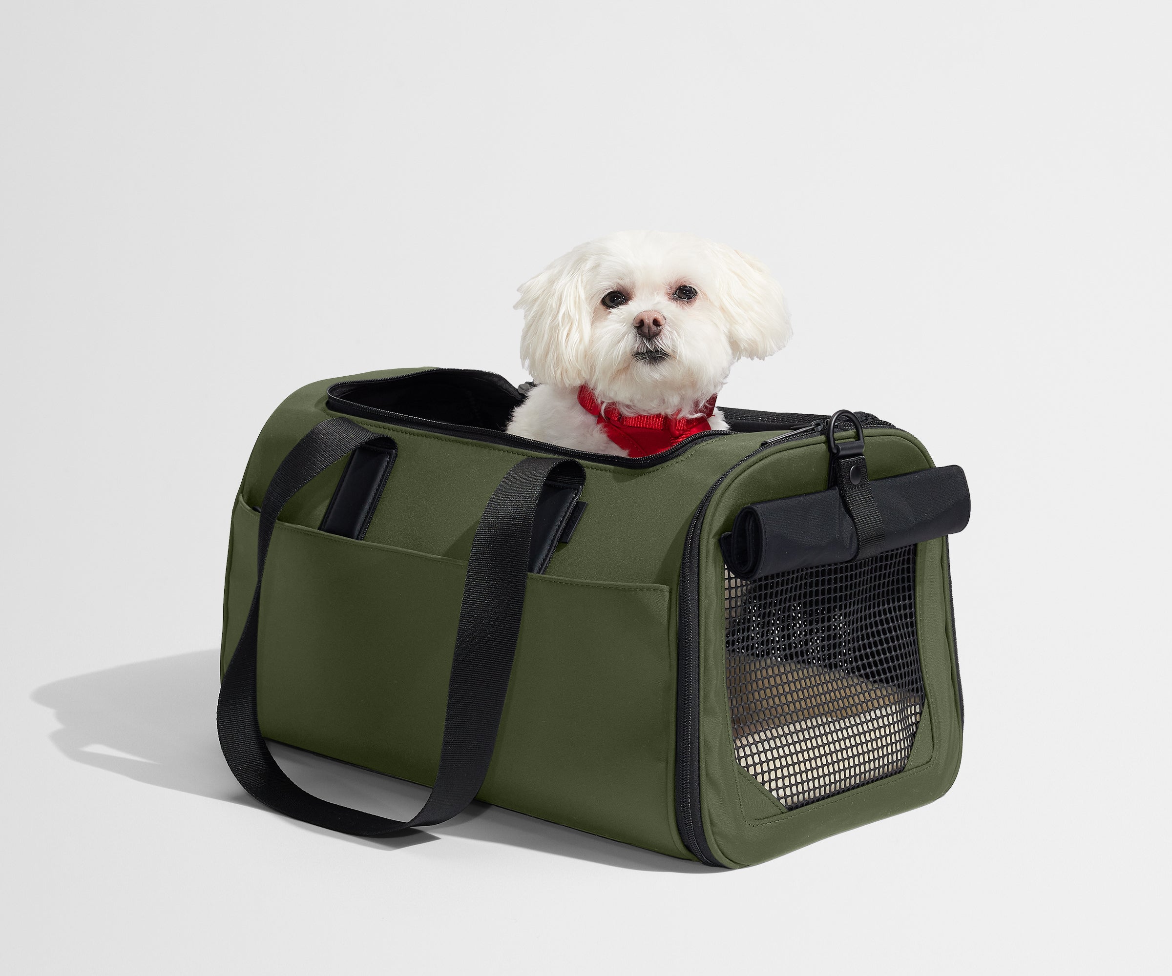 The Pet Carrier in Olive Green