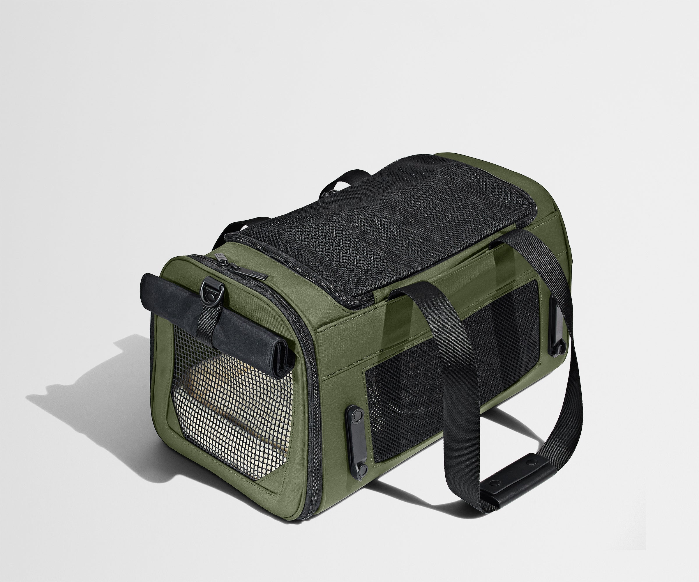 The Pet Carrier in Olive Green
