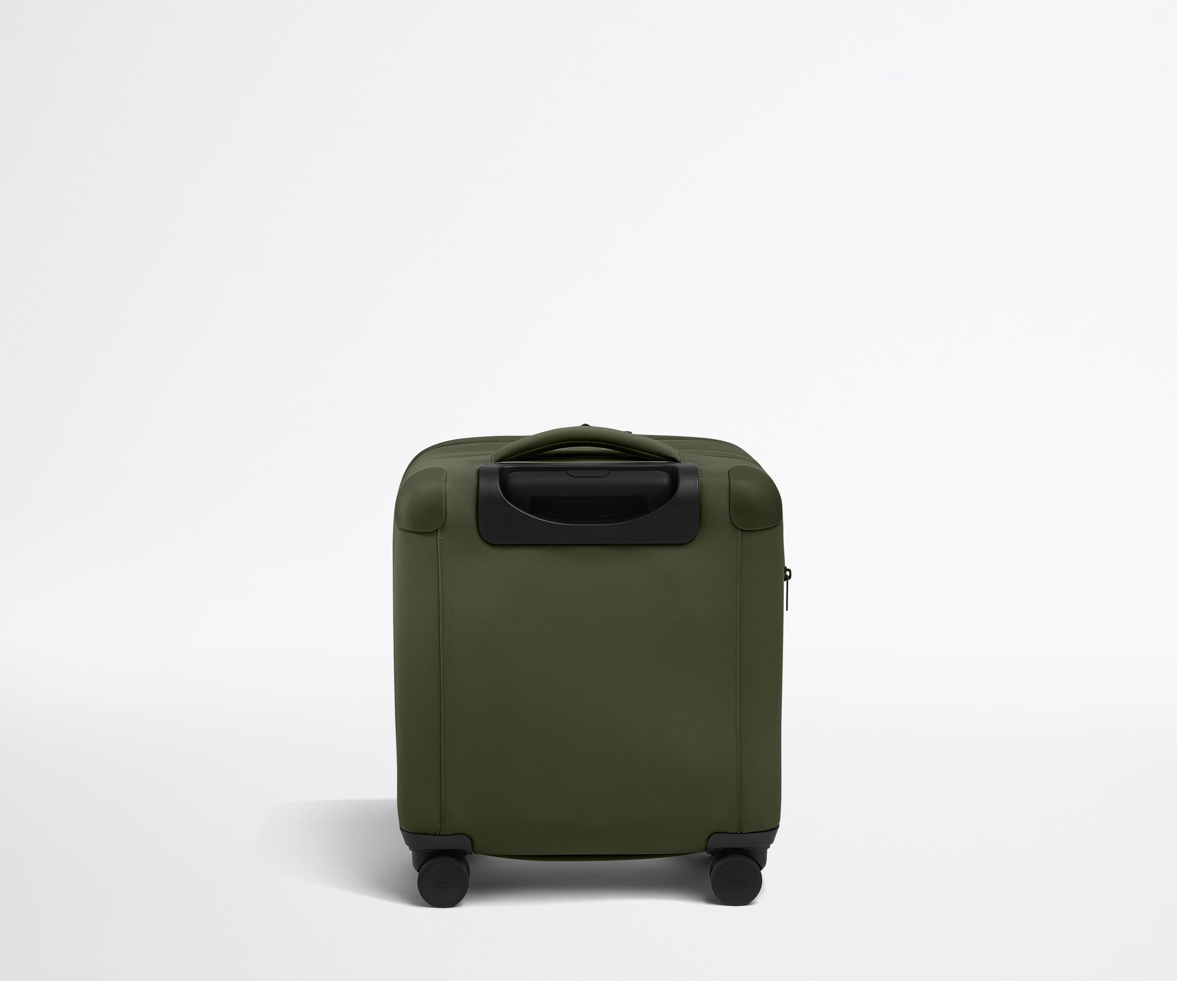 Back product view of The Softside Compact Carry-On suitcase in Olive Green