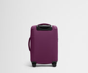 Back product view of The Softside Carry-On suitcase in Plum Purple