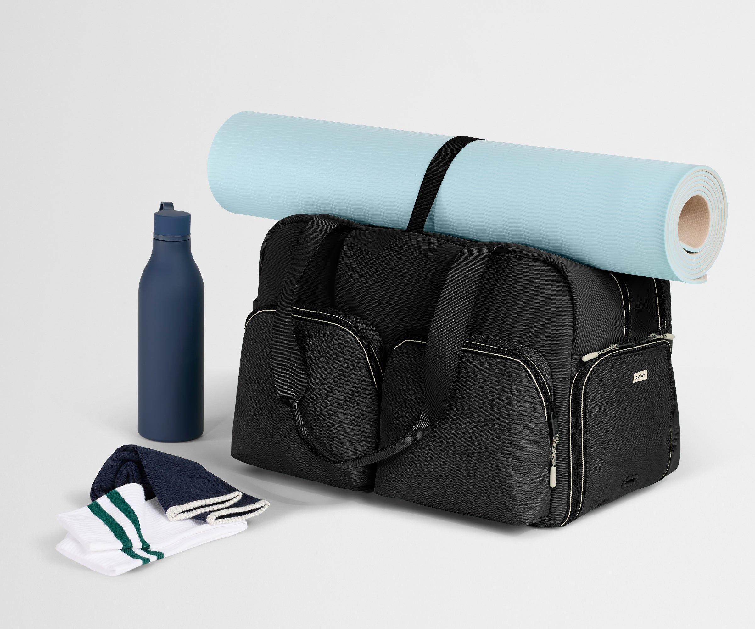 Gym Bag in Jet Black