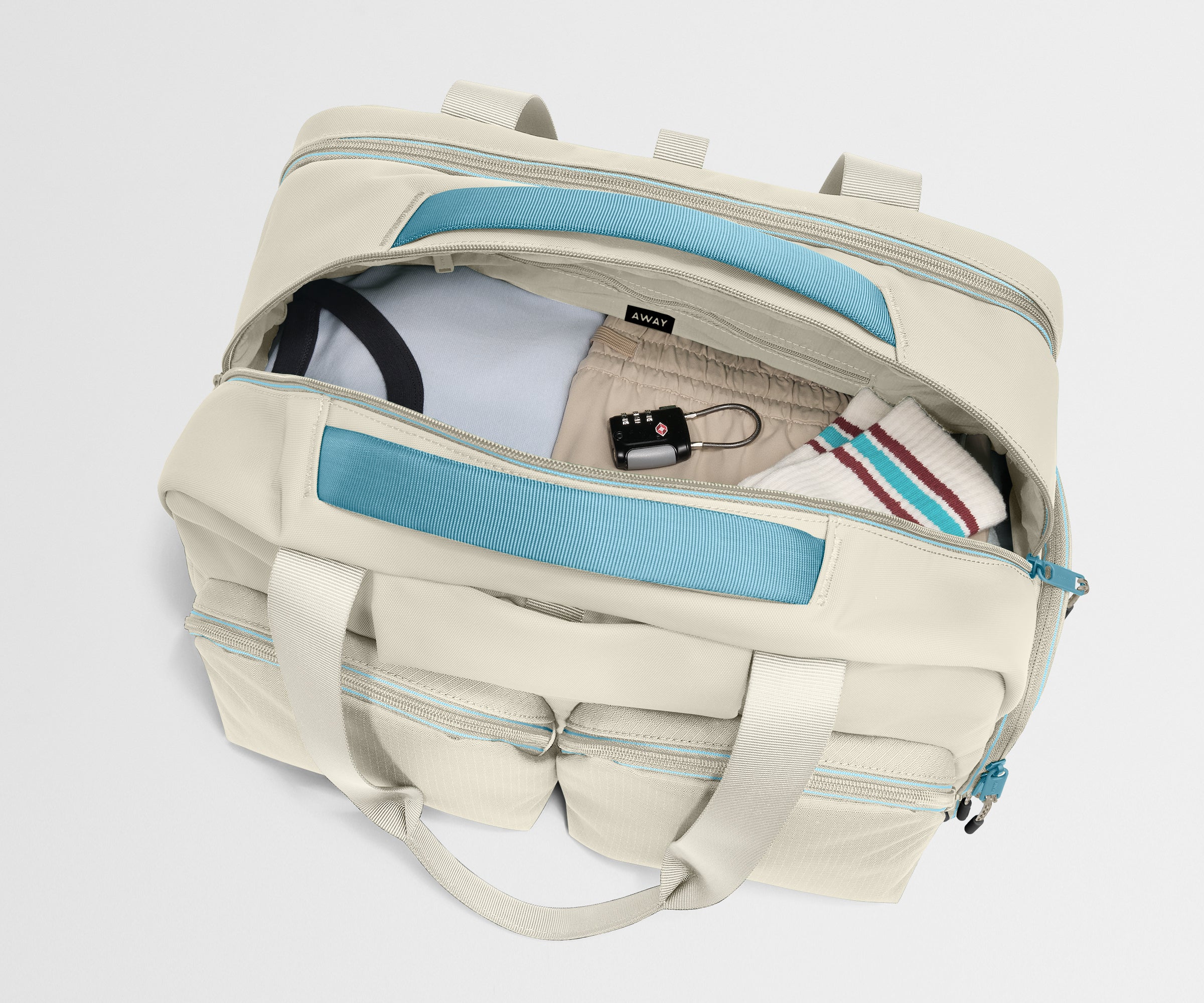 Gym Bag in Salt White