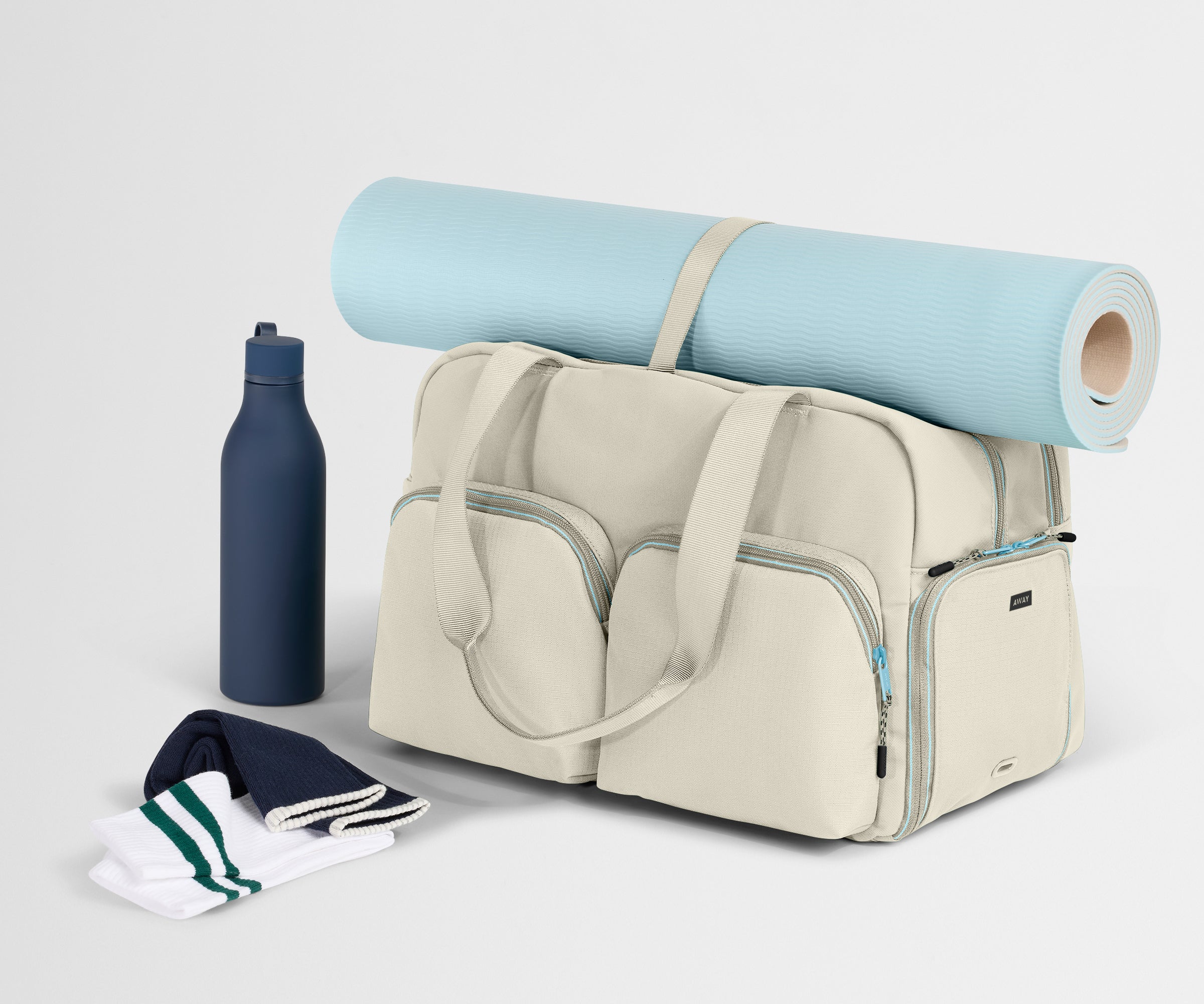 Gym Bag in Salt White