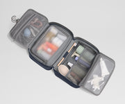 Hanging Toiletry Bag in Navy Blue