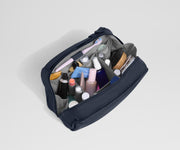 Extra Large Toiletry Bag in Navy Blue