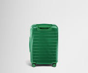 Back product view of The Bigger Carry-On suitcase in Translucent Green