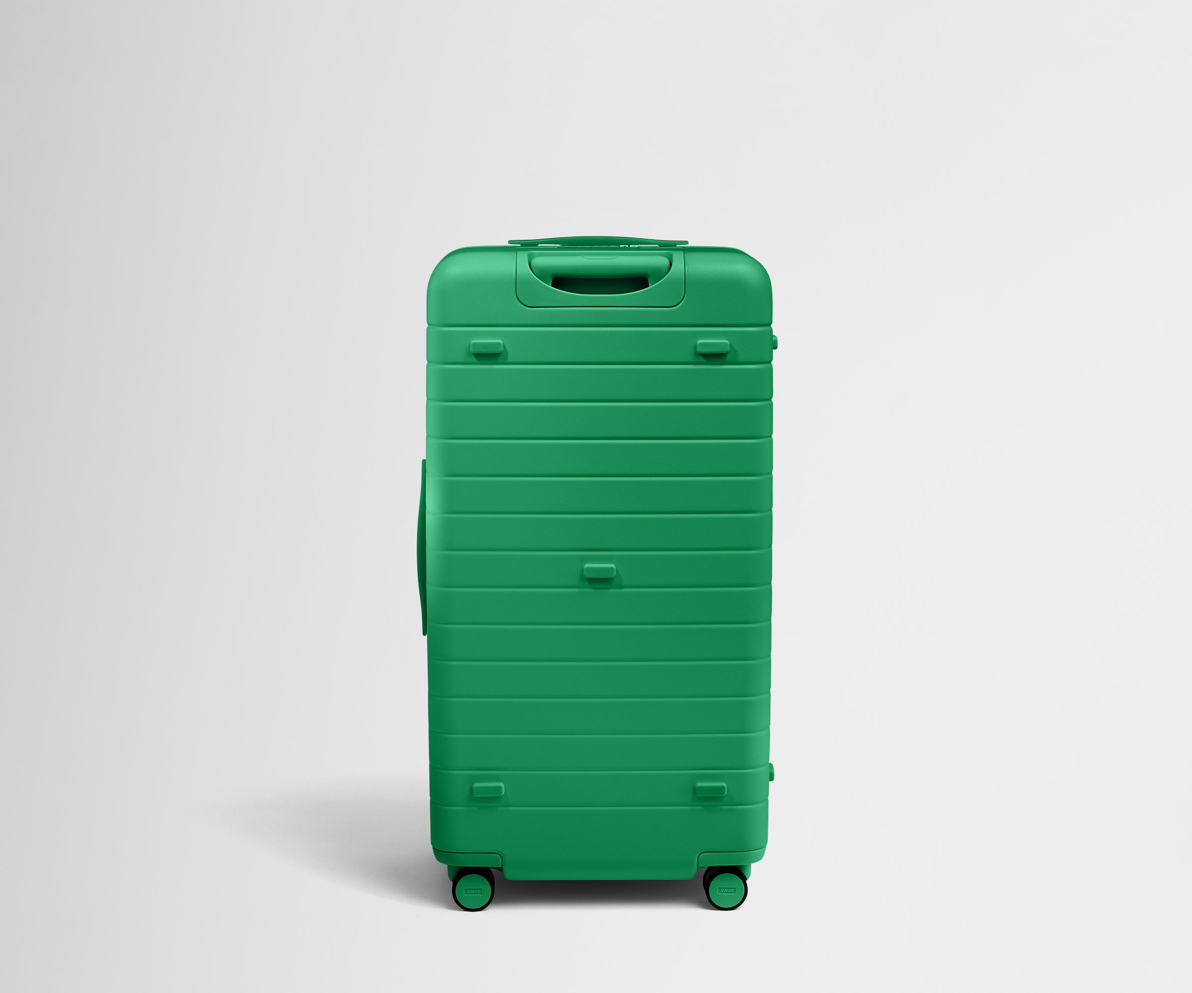 Back product view of The Trunk suitcase in Palm Green