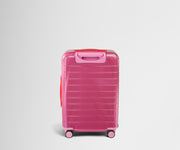 Back product view of The Bigger Carry-On suitcase in Translucent Pink