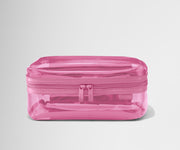Front view of the Clear Toiletry Bag