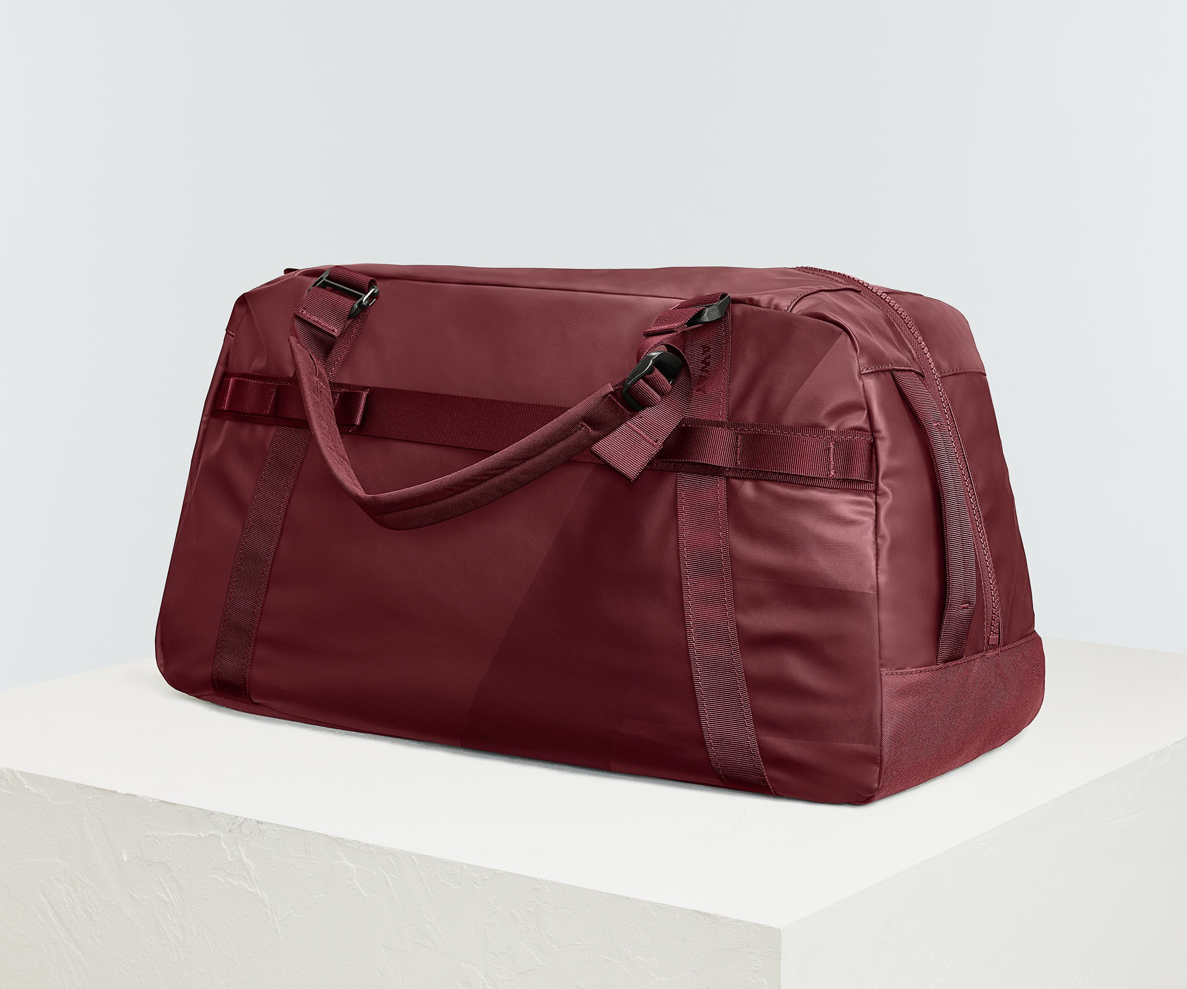 Angled view of the 55L Active Duffle bag