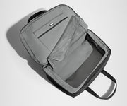 Empty Overnight Bag showing the clamshell opening and depth of the main compartment