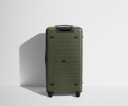 Back product view of The Trunk suitcase in Olive Green