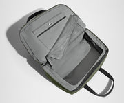 Empty Overnight Bag showing the clamshell opening and depth of the main compartment