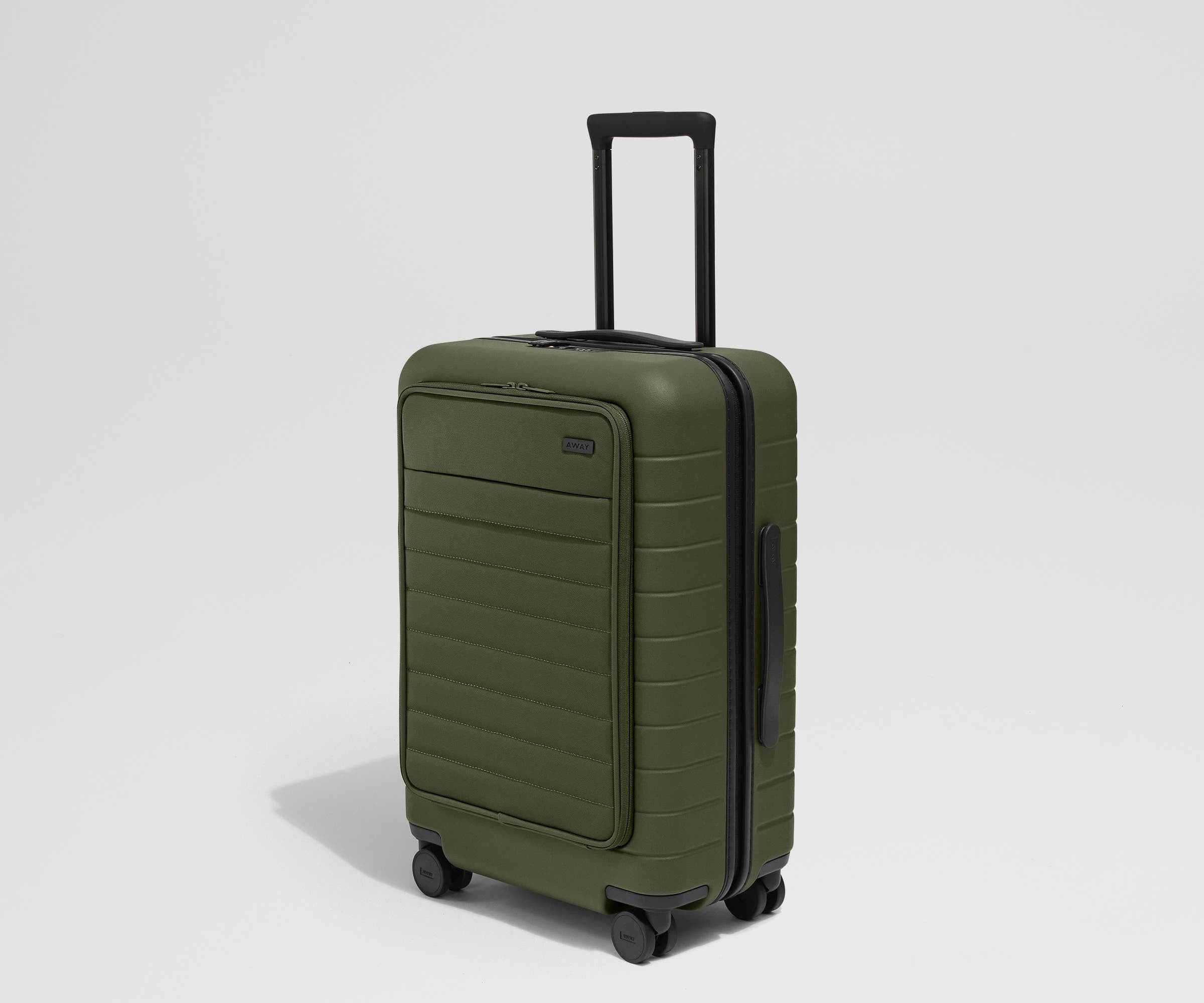 The Front Pocket Bigger Carry-On | Olive Green