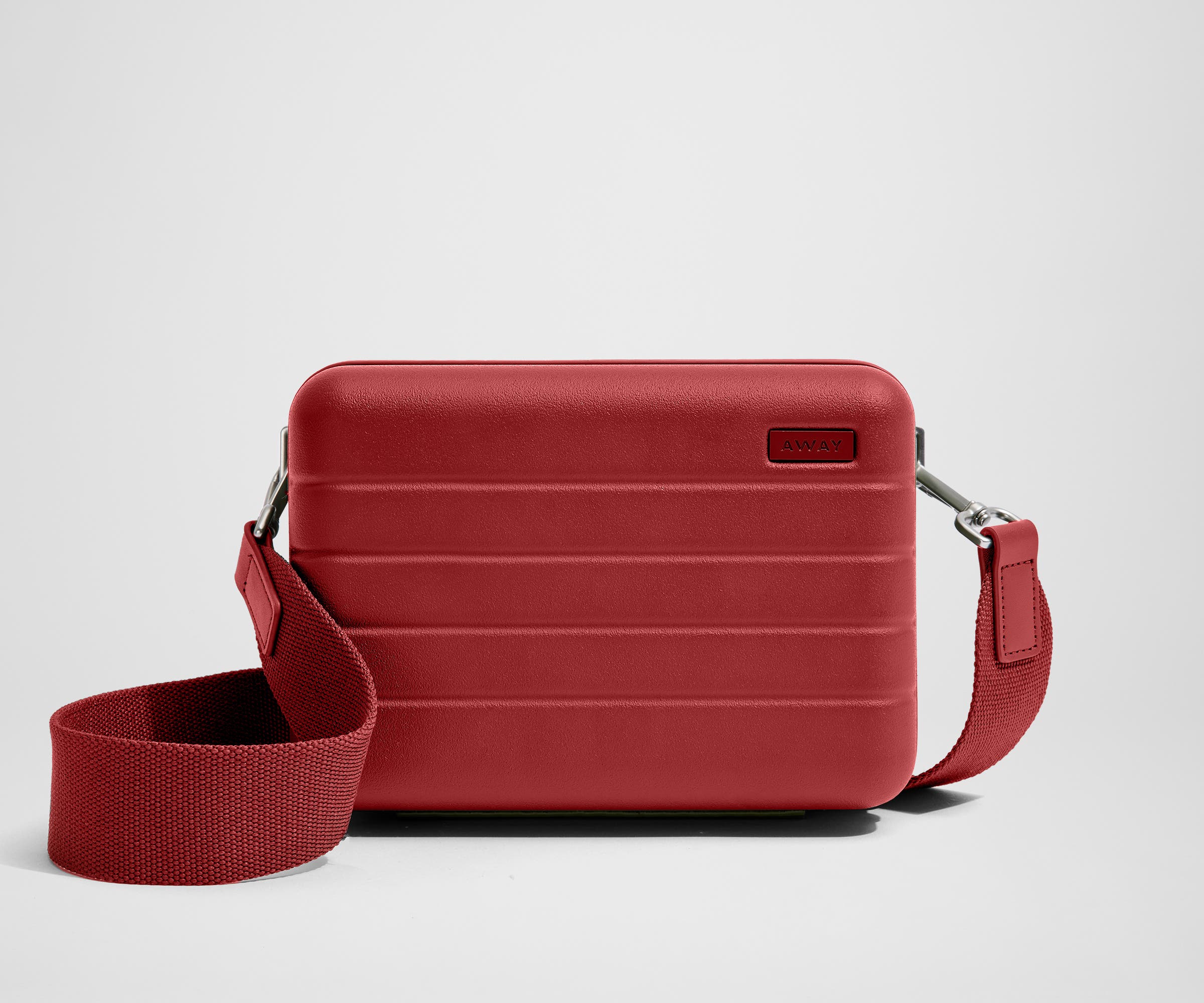 Front view of The Mini Crossbody with removable shoulder strap