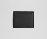 Front view of the Circle Zip Pouch with the leather strap