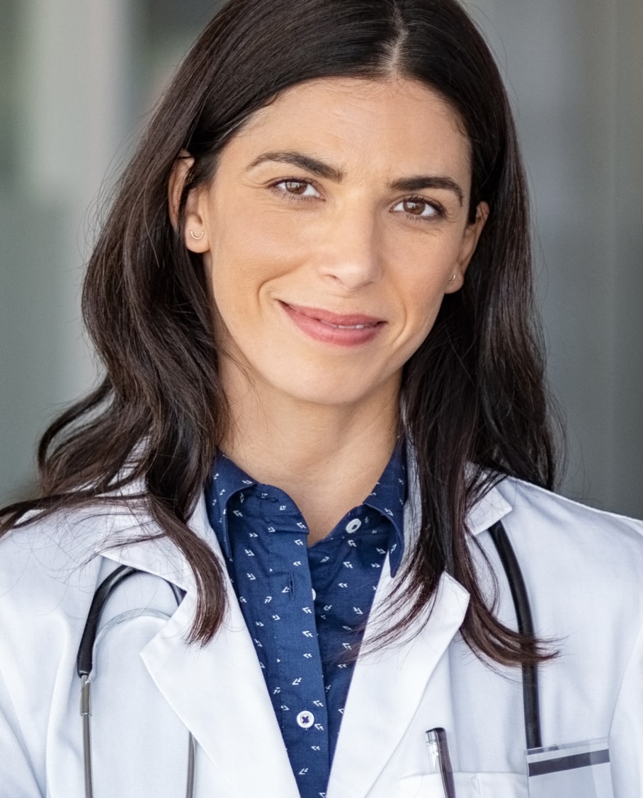 A portrait of a doctor